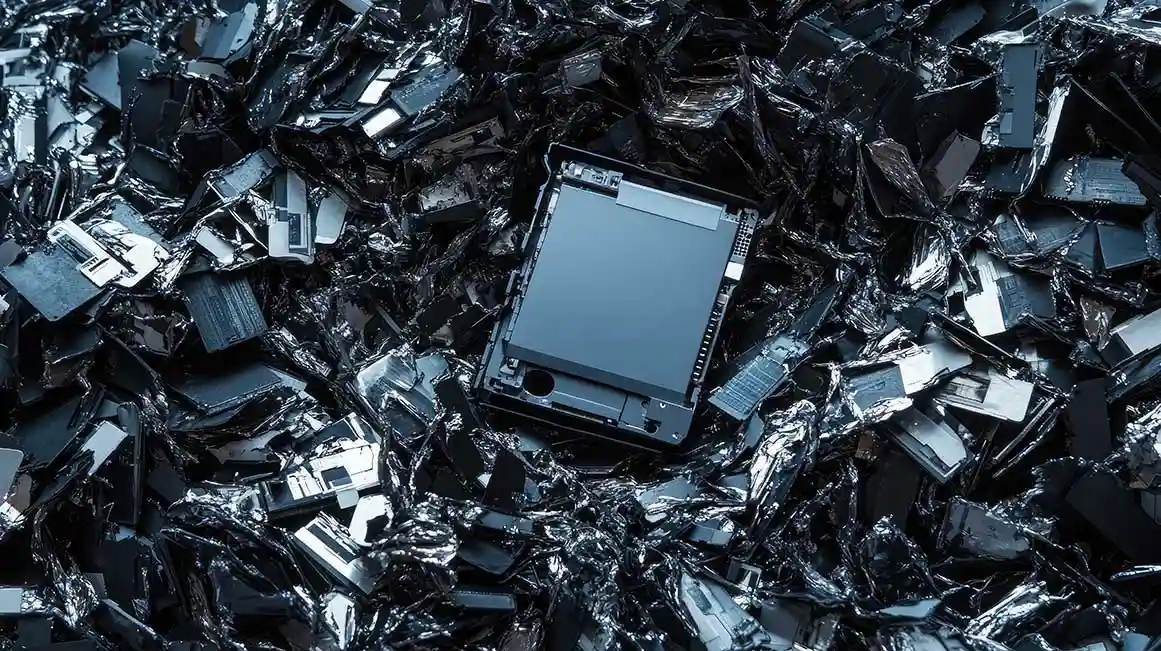 shredded disc, it equipment disposal